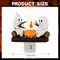 Ghost Campfire Flickering Night Light, 3D Small Electric Faux Campfire Night Light, Home Decorations